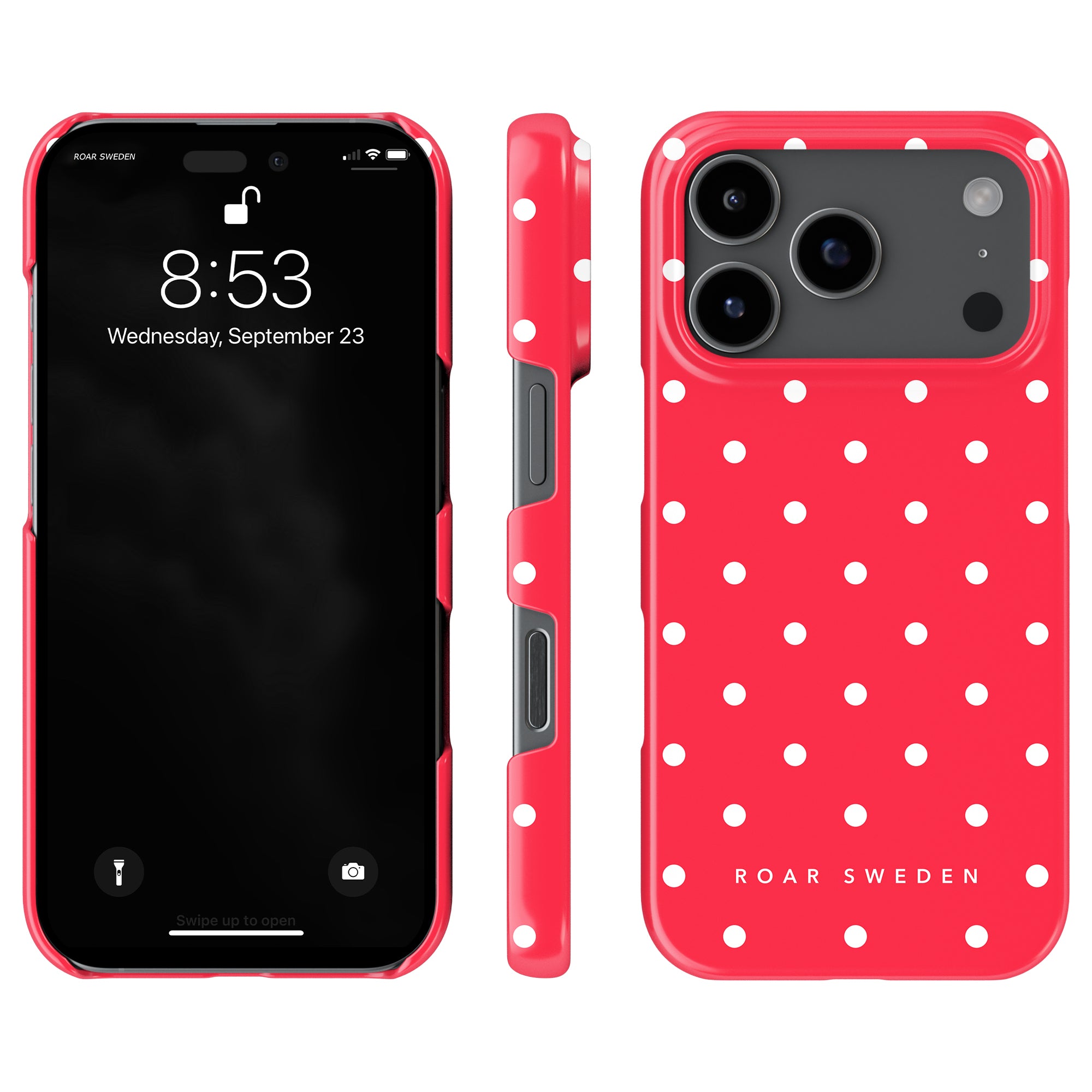 Strawberry Dots - Slim case - Roar Sweden