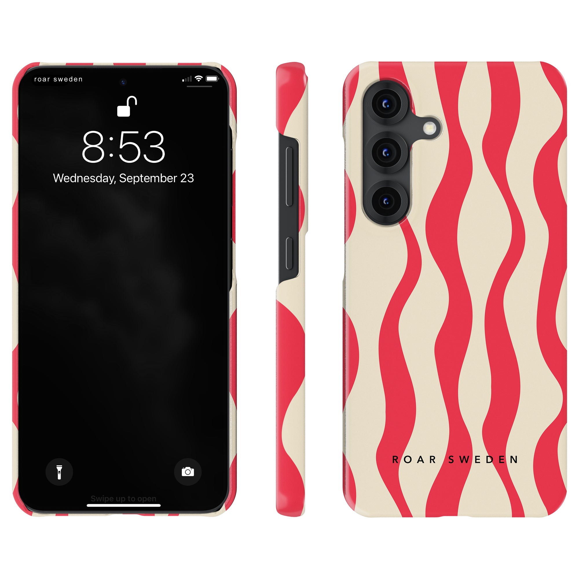Strawberry Waves - Slim case - Roar Sweden