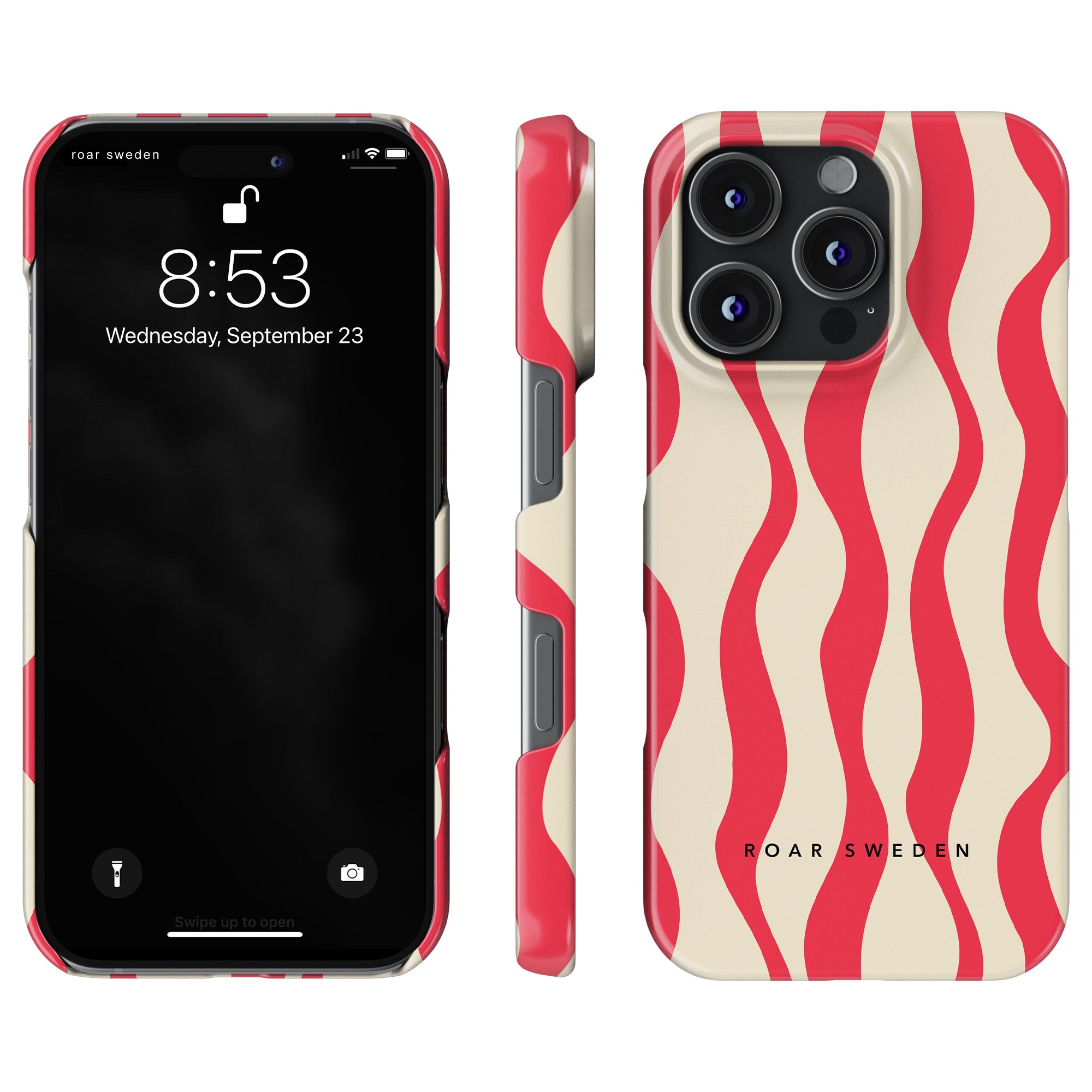 Strawberry Waves - Slim case - Roar Sweden