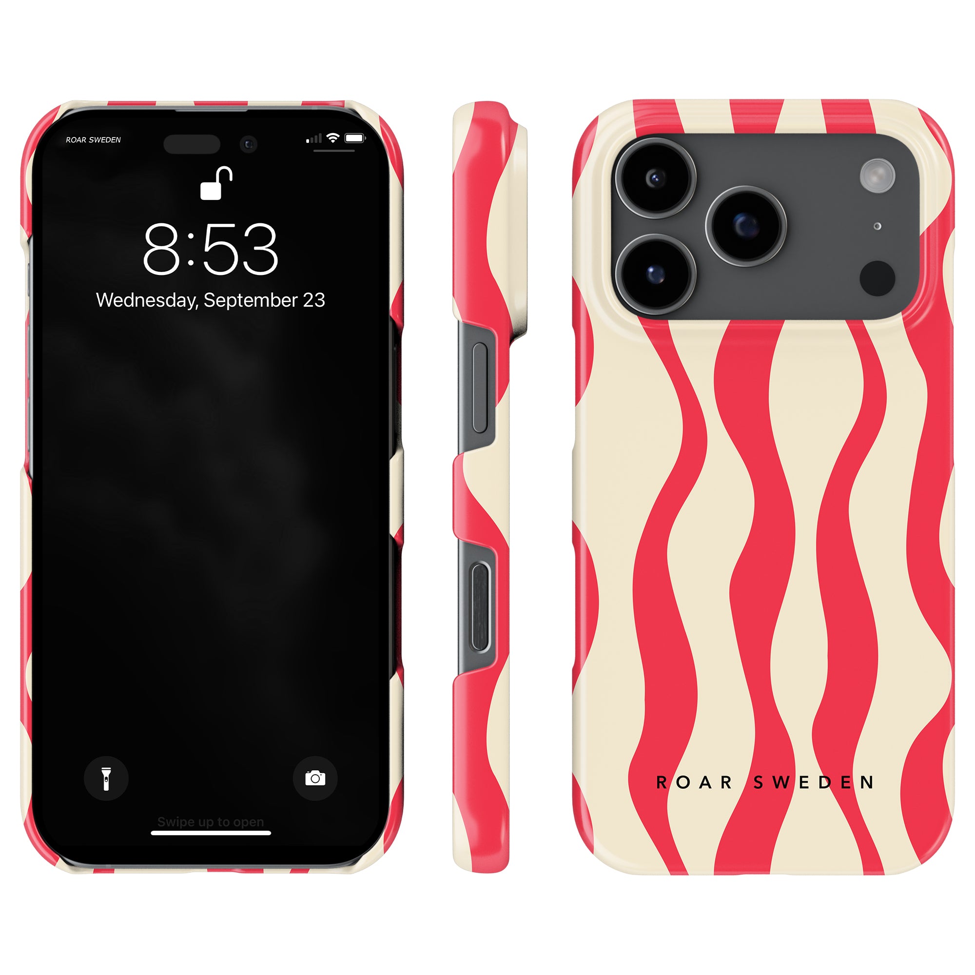 Strawberry Waves - Slim case - Roar Sweden