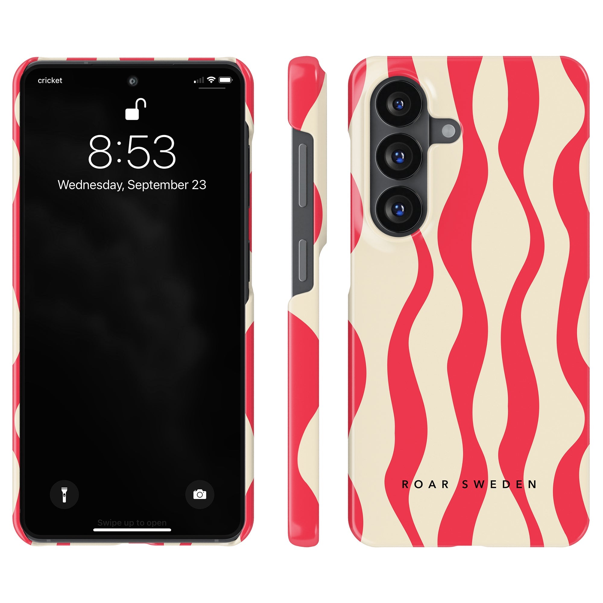 Strawberry Waves - Slim case - Roar Sweden