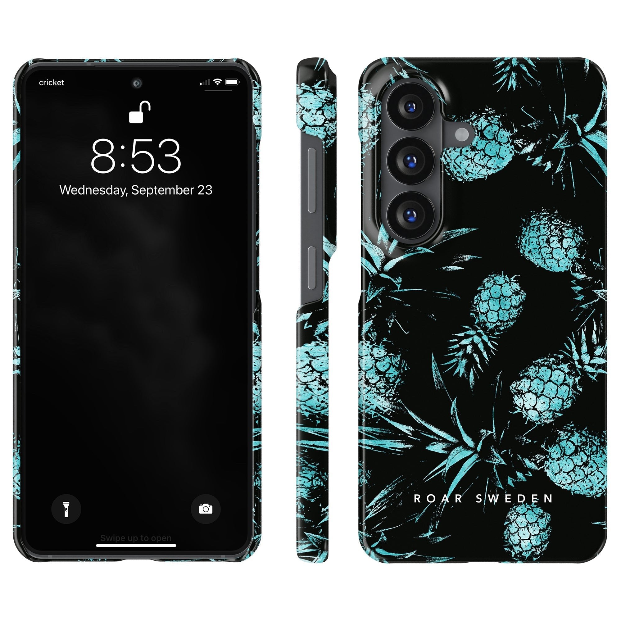 Turquoise Pineapples - Slim case - Roar Sweden