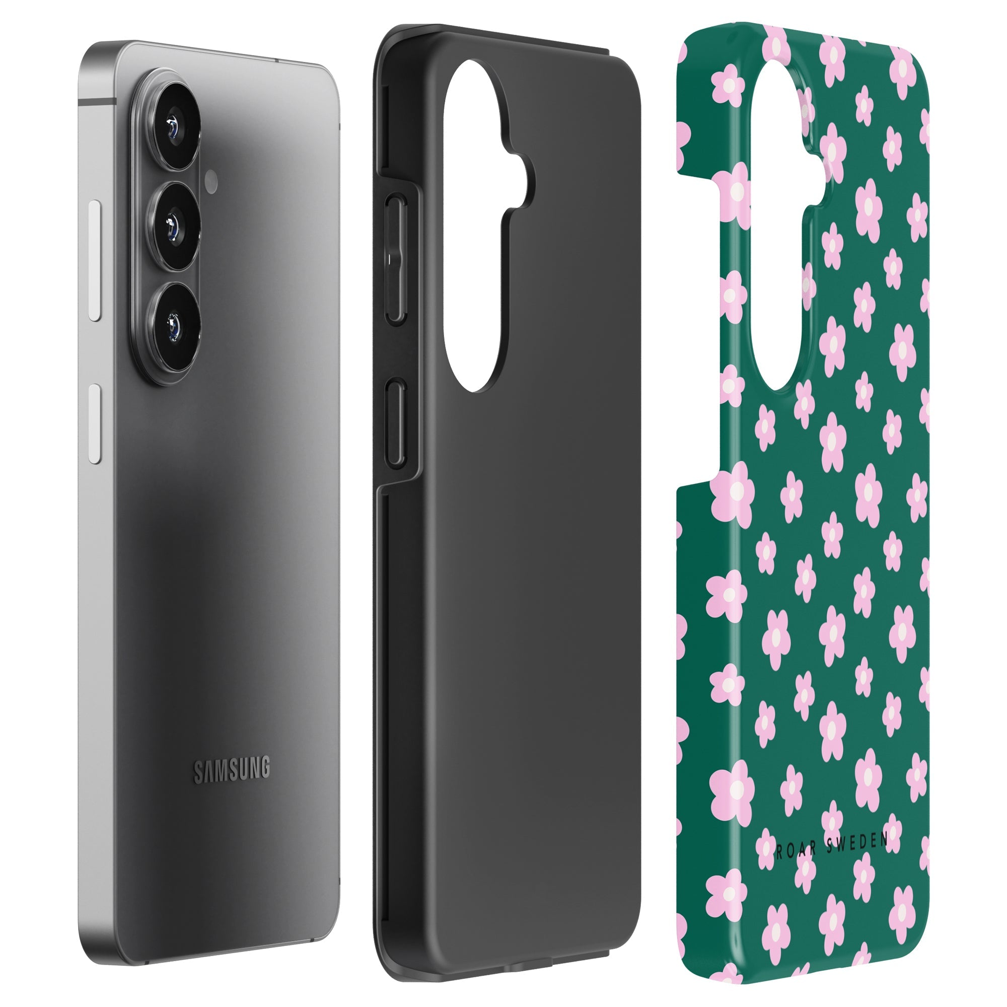 Tough mobilskal – Vårblomma Grön