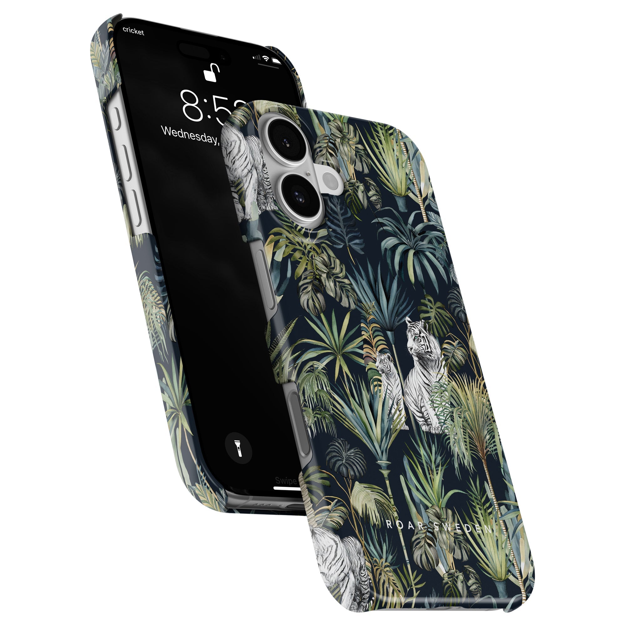 Tiger Slim mobilskal – White Tiger