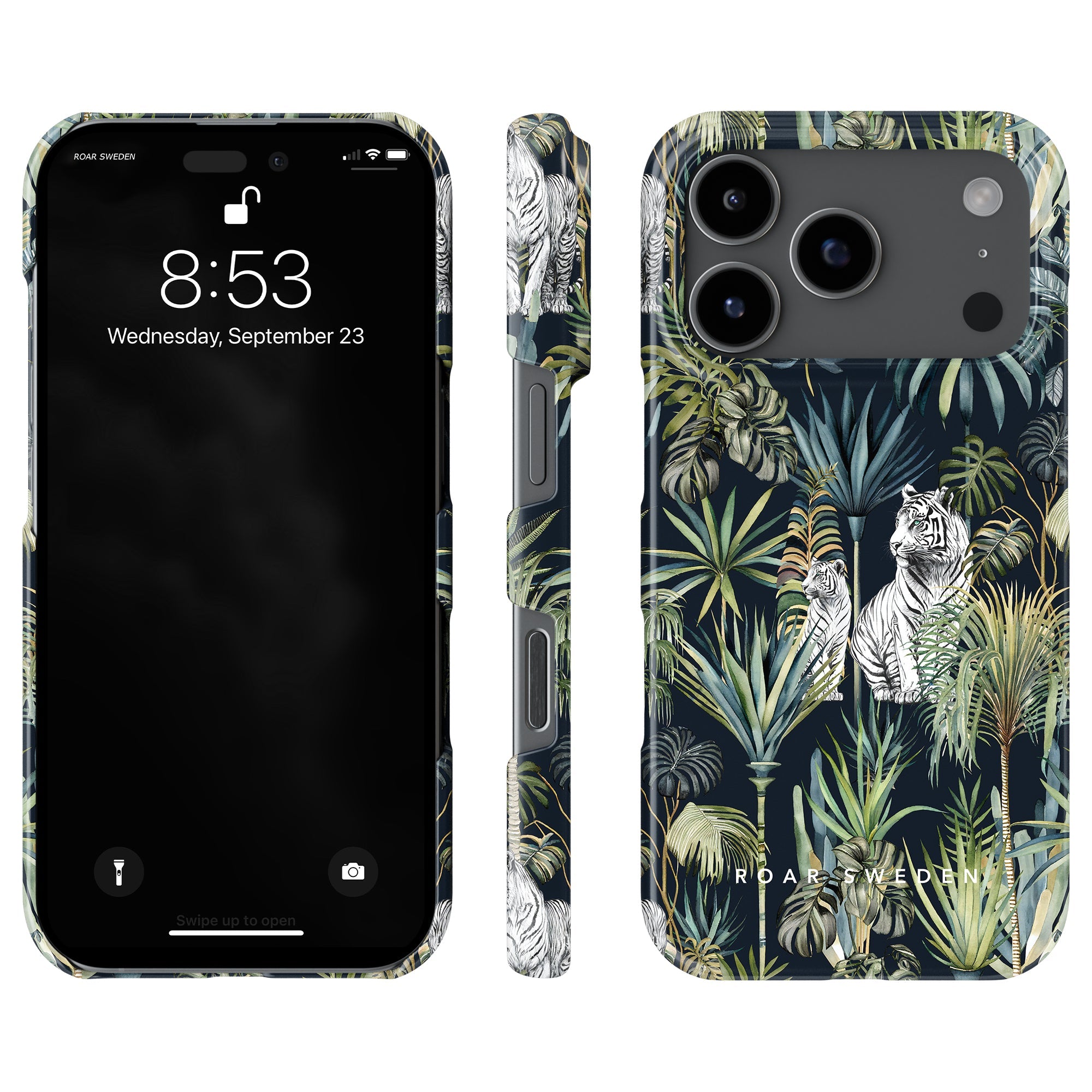 Tiger Slim mobilskal – White Tiger