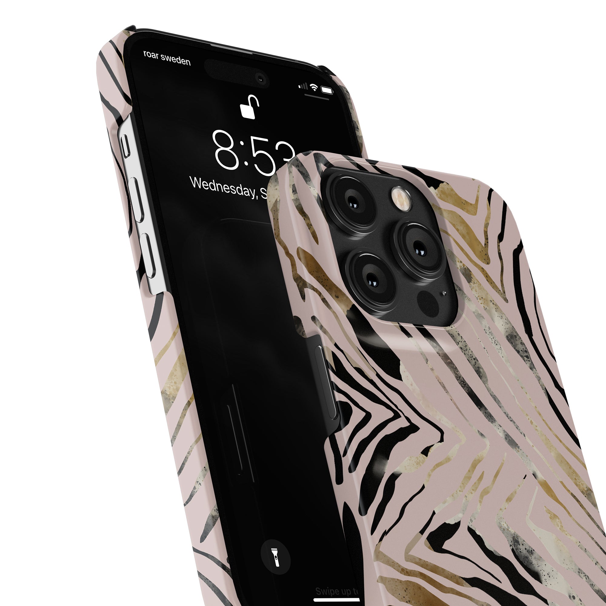 Ett smalt och trendigt Zebra - Slim fodral för iPhone 11 pro.