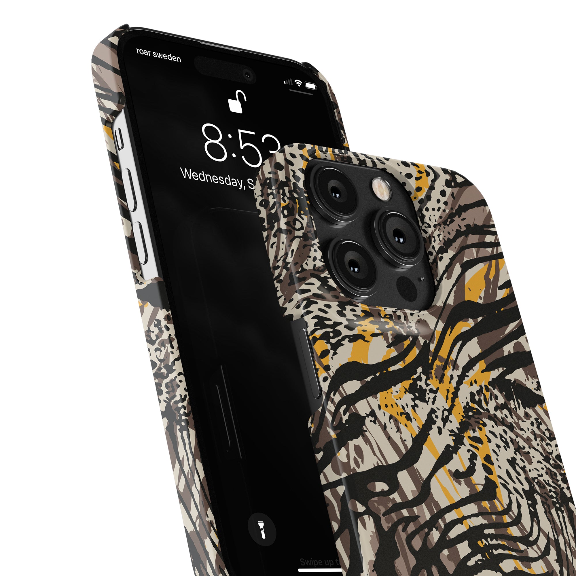 A Savage - Slim case with an explosiv zebra print design for the iPhone 11.